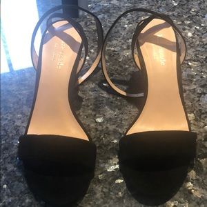 Kate Spade Black Suede Dressy Sandals - New!